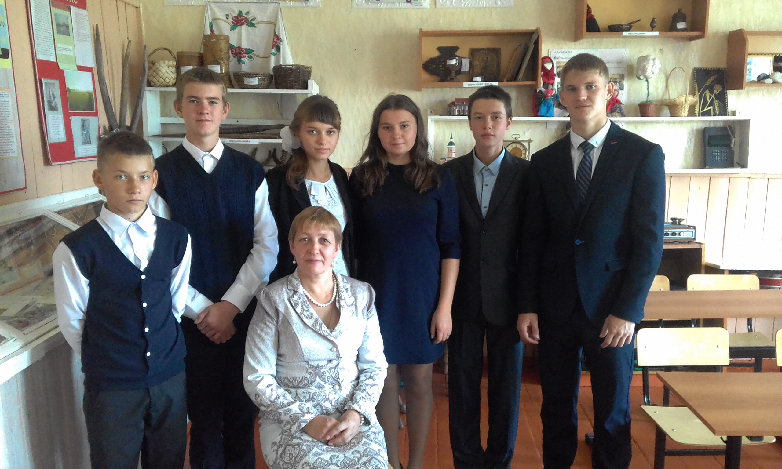 Краеведы МКОУ СОШ д. Балухарь,.