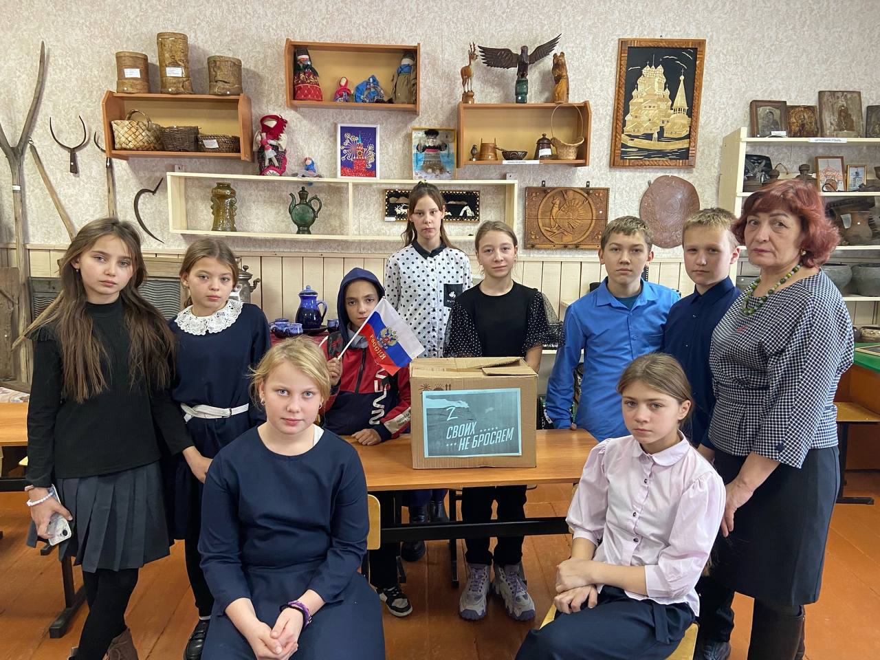 Акция «Изготовление сухого душа для участников СВО».